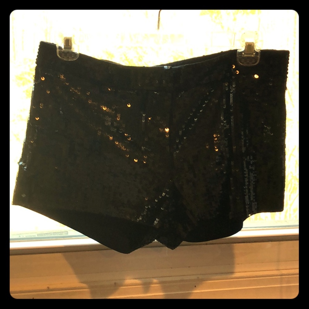 Express sequin shorts